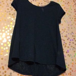 Dark blue blouse